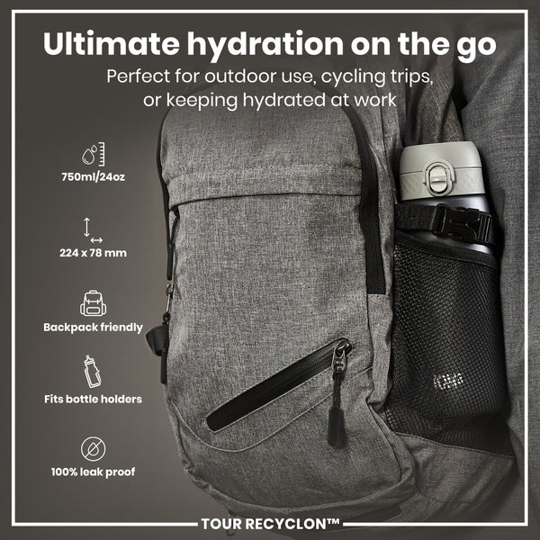 Bottle, Recyclon, Grey, 750ml
