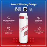 Leak Proof NFL Water Bottle, Stainless Steel, Arizona Cardinals, 600ml (20oz)