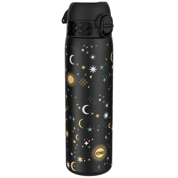 Leak Proof Slim Water Bottle, Stainless Steel, Celestial, 600ml (20oz)