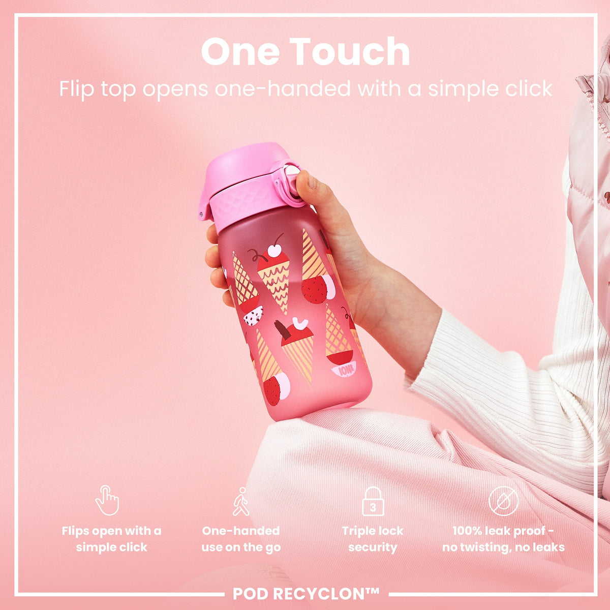 Pod 12oz Recyclon Bottle - Ice Creams