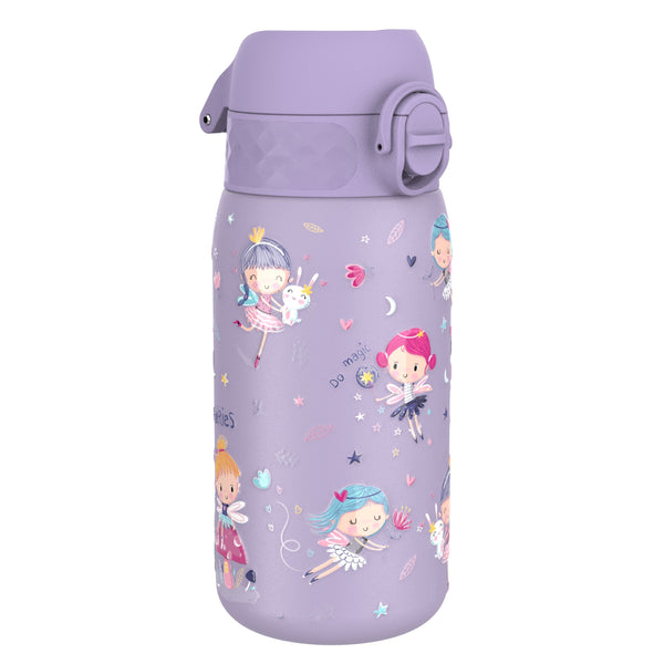 Leak Proof Kids Water Bottle, Stainless Steel, Fairies, 400ml (13oz)