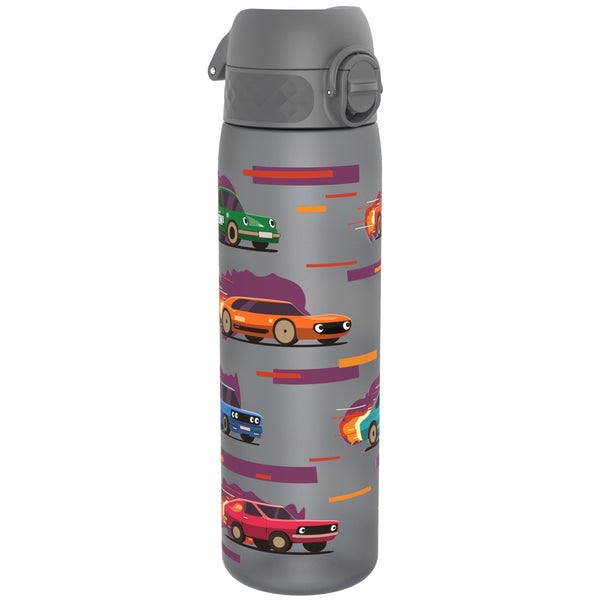 Leak Proof Slim Water Bottle, Recyclon, Sport Cars, 500ml (18oz)