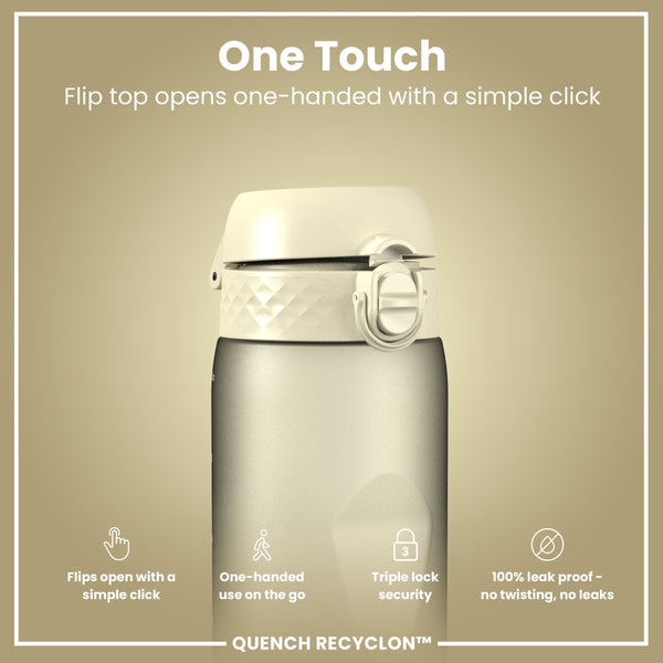 Leak Proof 1 litre Water Bottle, Recyclon, Creamy White, 1L