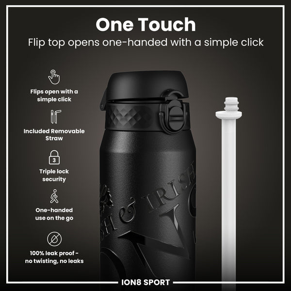 Lions X ION8 Insulated Steel Water Bottle, British & Irish Lions, Lions, 750ml (24oz)