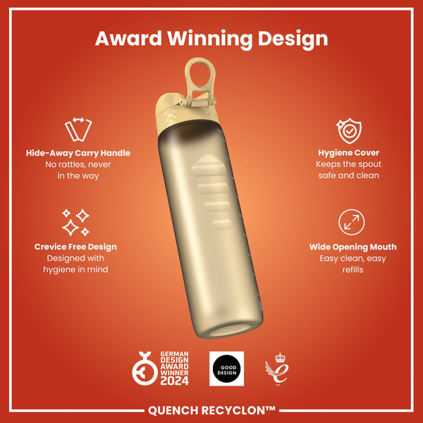 Leak Proof 1 litre Water Bottle, Recyclon, Desert, 1L