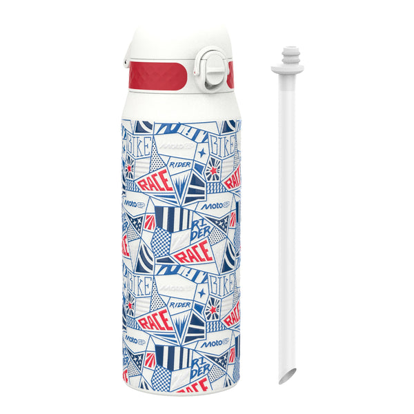 MotoGP x ION8 Insulated Steel Water Bottle, MotoGP Street, 750ml (24oz)