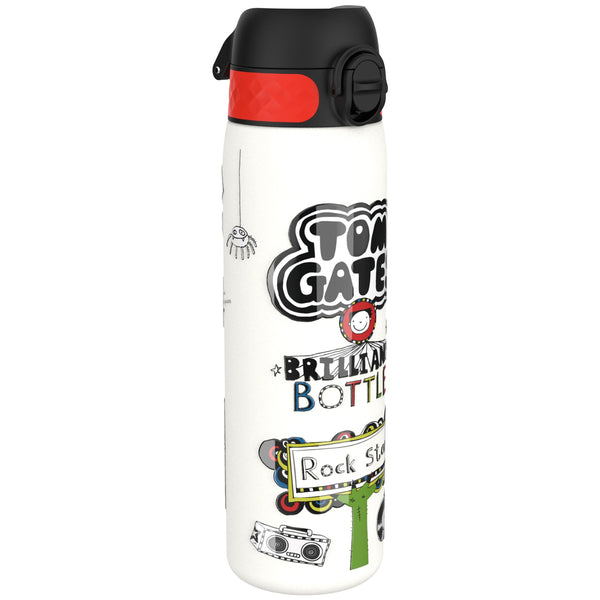 Tom Gates x ION8 Water Bottle, Stainless Steel, Rockstar, 600ml (20oz)