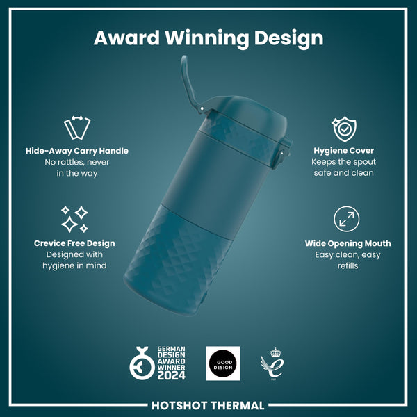 Insulated Steel, Travel Mug, Deep Teal, 360ml