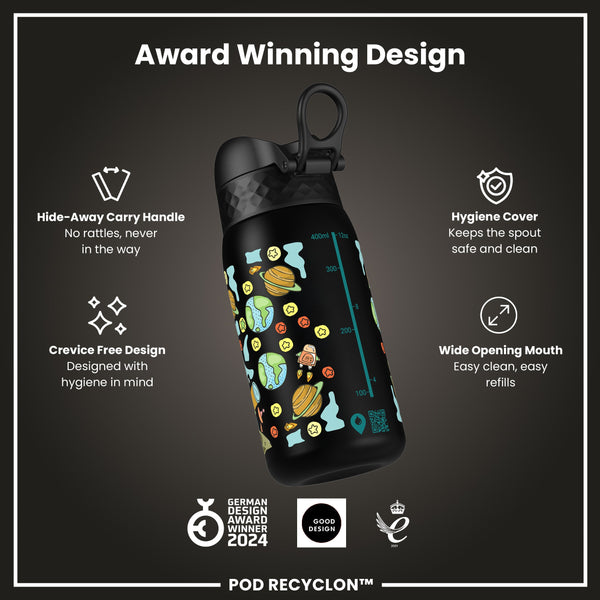 Leak Proof Kids Water Bottle, Recyclon, Space, 350ml (12oz)