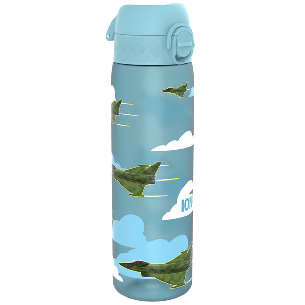 Leak Proof Slim Water Bottle, Recyclon, Fighter Jets, 500ml (18oz)