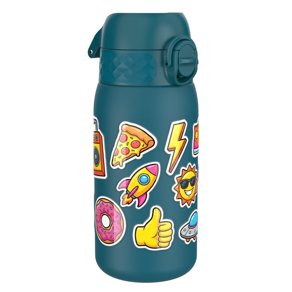 Leak Proof Water Bottle, Stainless Steel, Stickers, 400ml (13oz)
