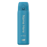 Leak Proof Slim Water Bottle, Personalised, Stainless Steel, 600ml