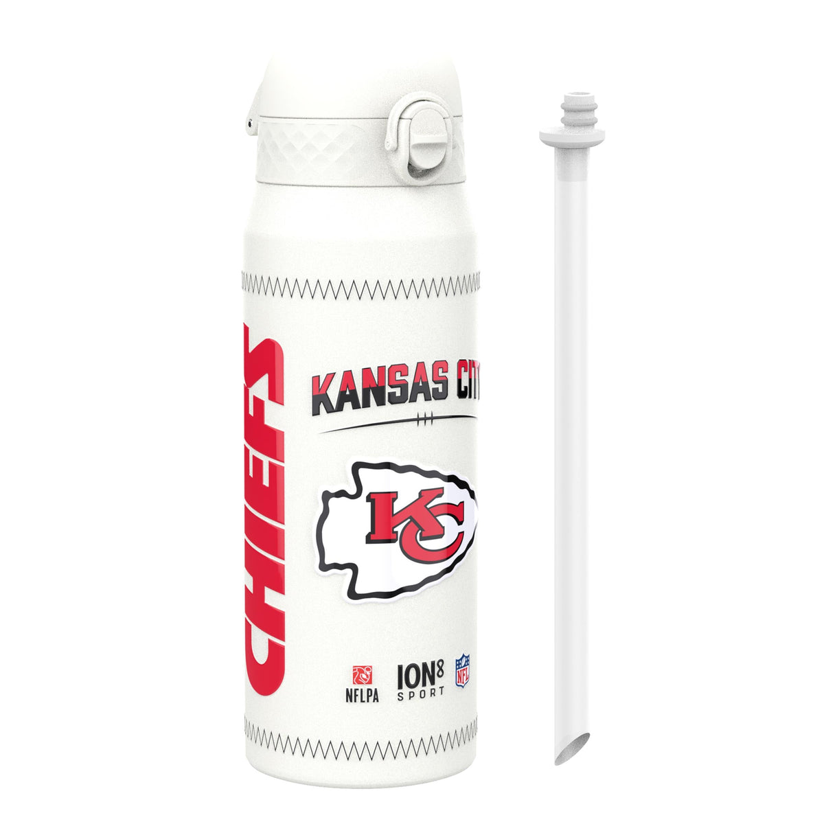 NFL x Ion8 Sports, Insulated Bottle, GameDay Series, Mahomes Chiefs, 750ml (24oz)