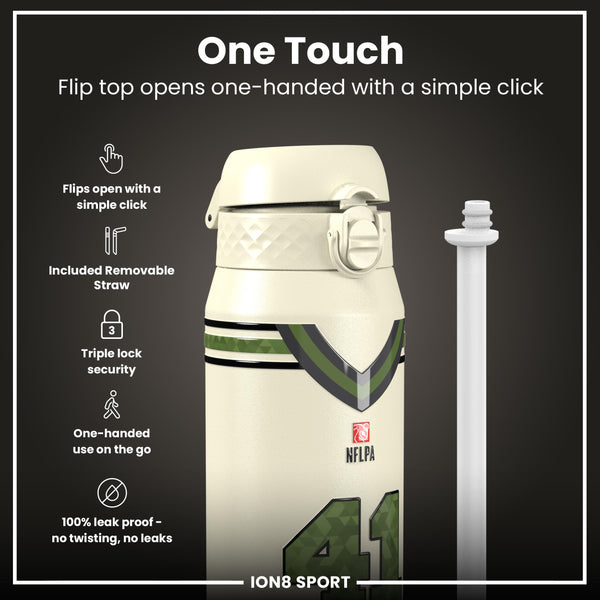NFLPA x ION8, Insulated Bottle, Icon Series, Alvin Kamara, 750ml (24oz)