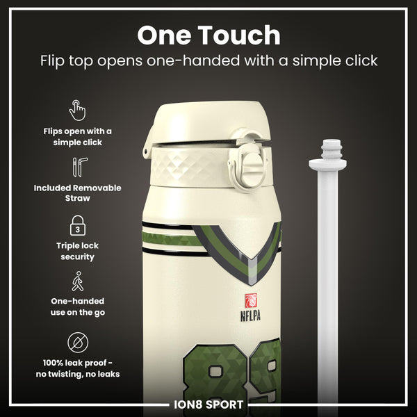 NFLPA x ION8, Insulated Bottle, Icon Series, Brock Bowers, 750ml (24oz)