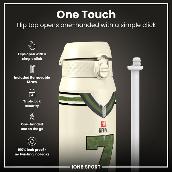 NFLPA x ION8, Insulated Bottle, Icon Series, Bijan Robinson, 750ml (24oz)