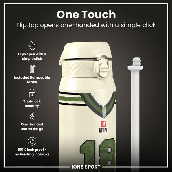 NFLPA x ION8, Insulated Bottle, Icon Series, Caleb Williams, 750ml (24oz)