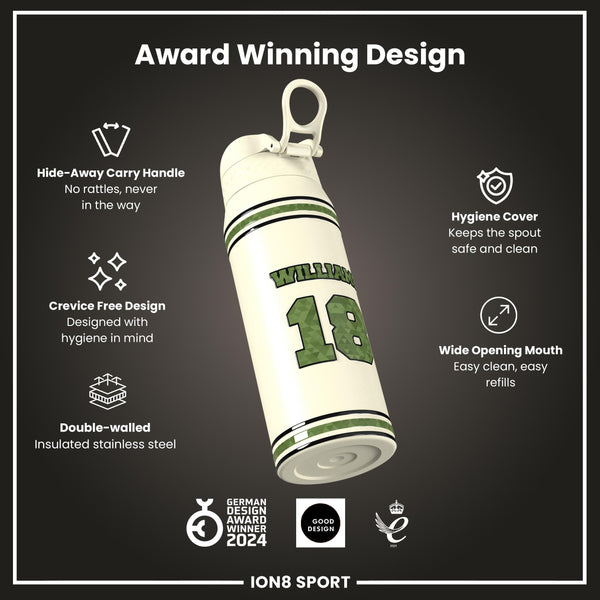 NFLPA x ION8, Insulated Bottle, Icon Series, Caleb Williams, 750ml (24oz)