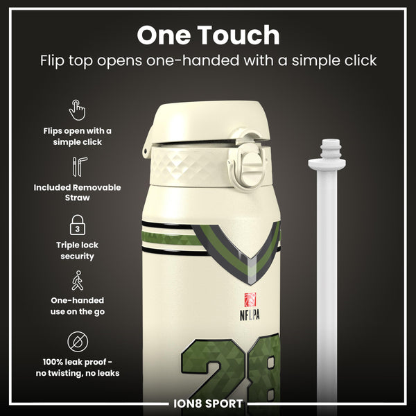 NFLPA x ION8, Insulated Bottle, Icon Series, De'Von Achane, 750ml (24oz)