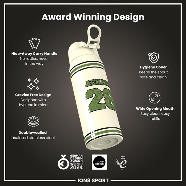 NFLPA x ION8, Insulated Bottle, Icon Series, De'Von Achane, 750ml (24oz)