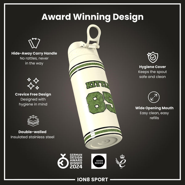 NFL x Ion8 Sports, Insulated Bottle, Icon Series, George Kittle, 750ml (24oz)