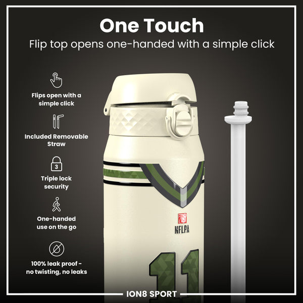 NFLPA x ION8, Insulated Bottle, Icon Series, Jaxon Smith-Njigba, 750ml (24oz)