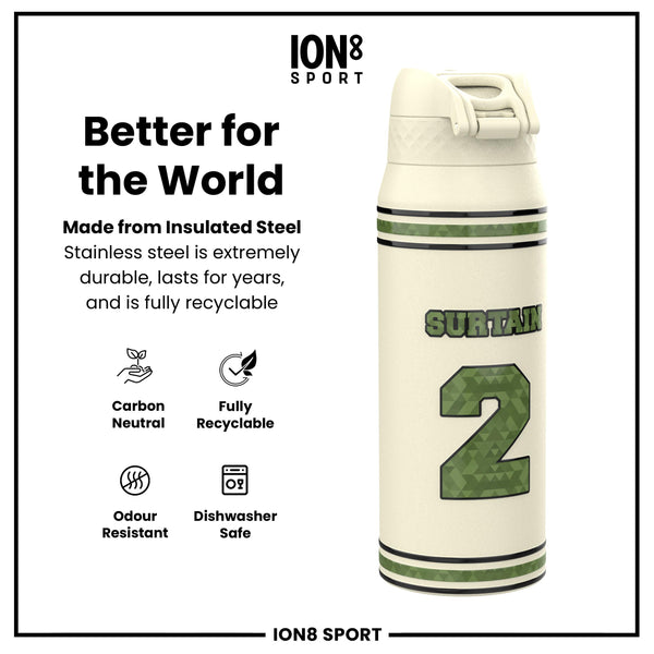 NFLPA x ION8, Insulated Bottle, Icon Series, Pat Surtain, 750ml (24oz)