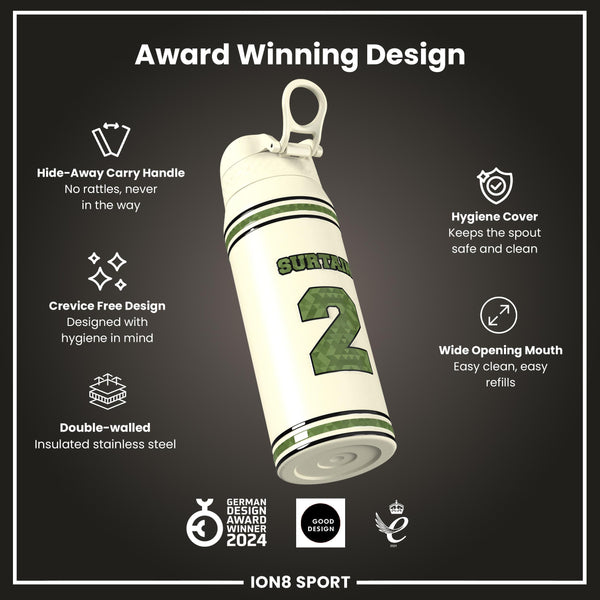 NFLPA x ION8, Insulated Bottle, Icon Series, Pat Surtain, 750ml (24oz)