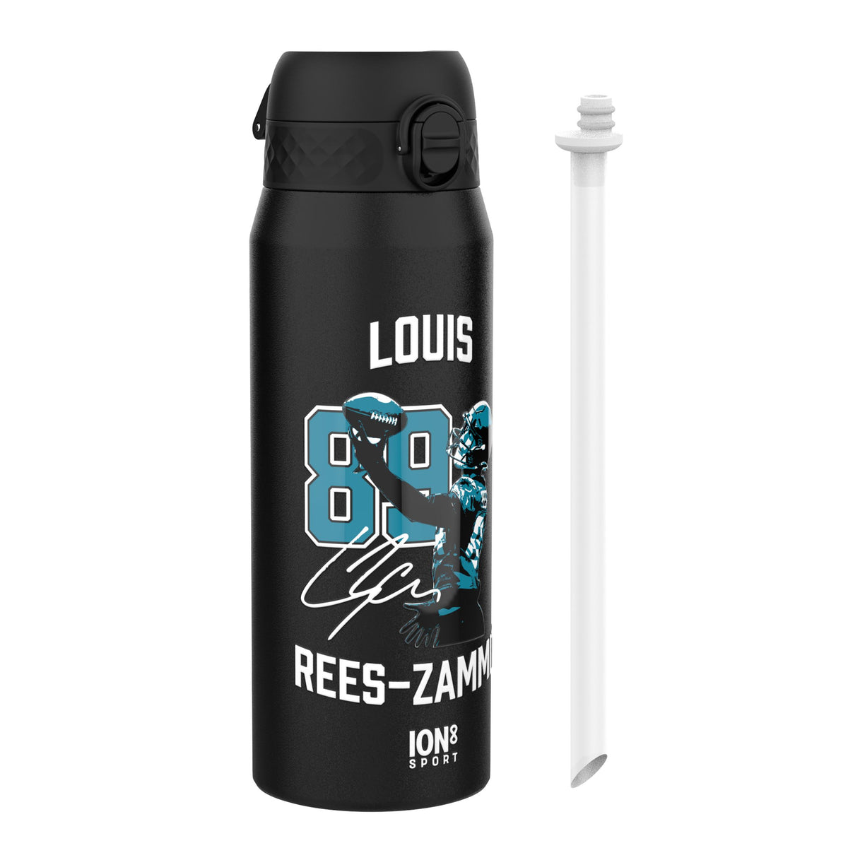 NFLPA x ION8, Insulated Bottle, Locked In Series, Ress-Zammit, 750ml (24oz)