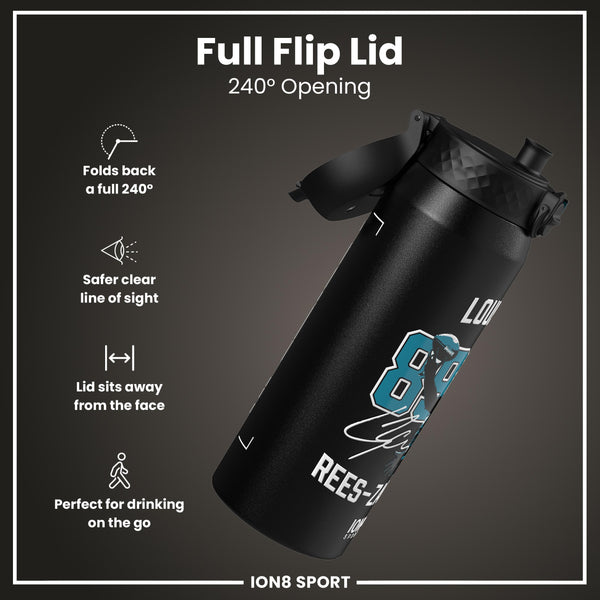 NFLPA x ION8, Insulated Bottle, Locked In Series, Ress-Zammit, 750ml (24oz)