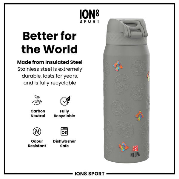 NFLPA x ION8, Insulated Bottle, Signature Series, AJ Brown, 750ml (24oz)