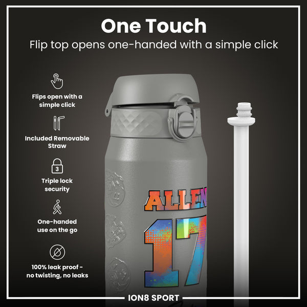 NFLPA x ION8, Insulated Bottle, Signature Series, Josh Allen, 750ml (24oz)