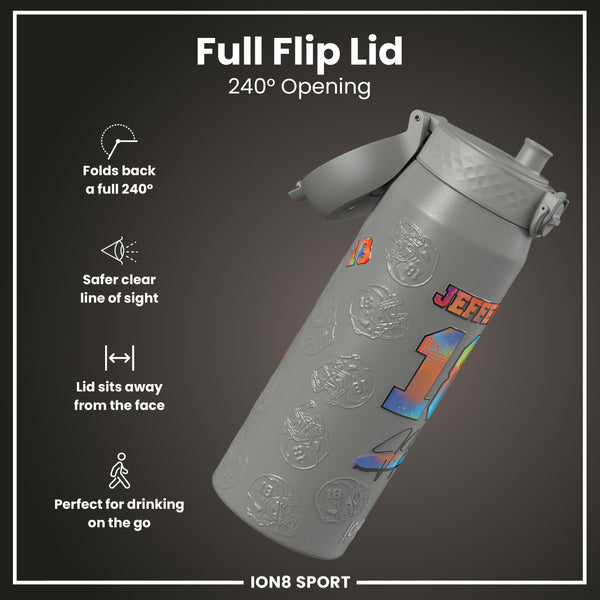 NFLPA x ION8, Insulated Bottle, Signature Series, Justin Jefferson, 750ml (24oz)