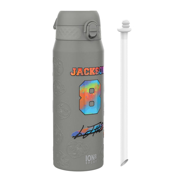 NFLPA x ION8, Insulated Bottle, Signature Series, Lamar Jackson, 750ml (24oz)