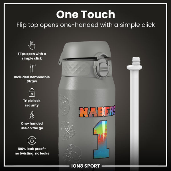 NFLPA x ION8, Insulated Bottle, Signature Series, Malik Nabers, 750ml (24oz)