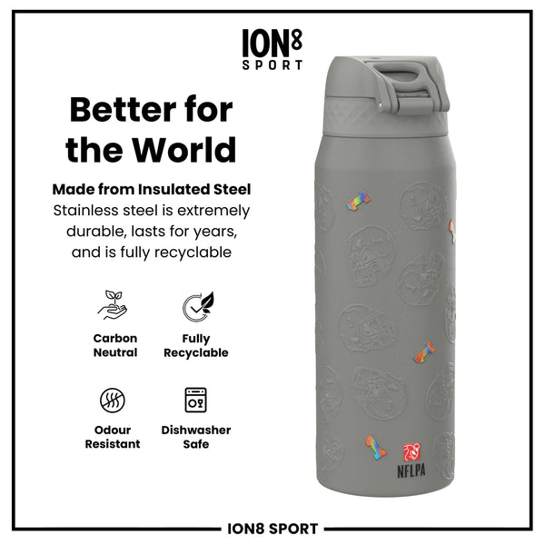 NFL x Ion8 Sports, Insulated Bottle, Signature Series, Sauce Gardner, 750ml (24oz)