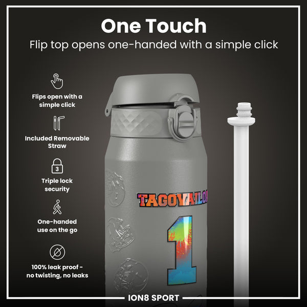 NFLPA x ION8 Insulated Bottle, Signature Series, Tua Tagovailoa, 750ml (24oz)