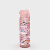 360 Video View of Ion8 Leak Proof Slim Water Bottle, BPA Free, Unicorn Rainbows, 600ml (20oz)