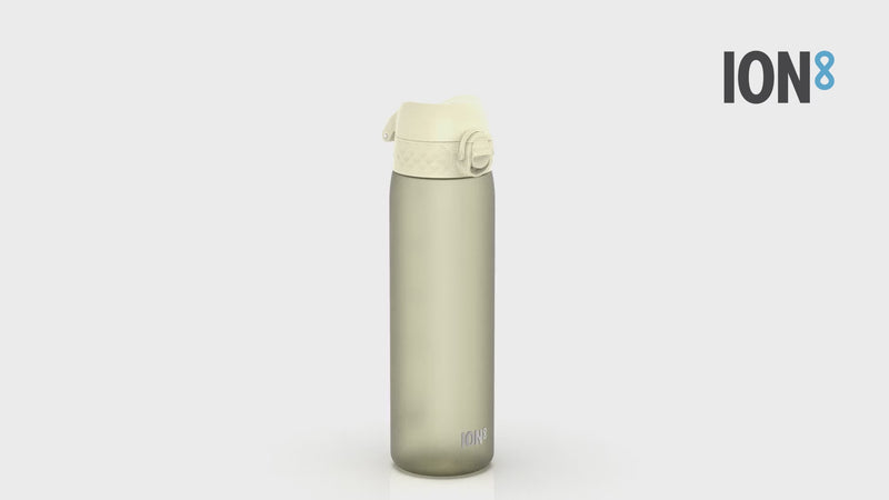 Leak Proof Slim Water Bottle, Recyclon, Creamy White, 500ml (18oz)