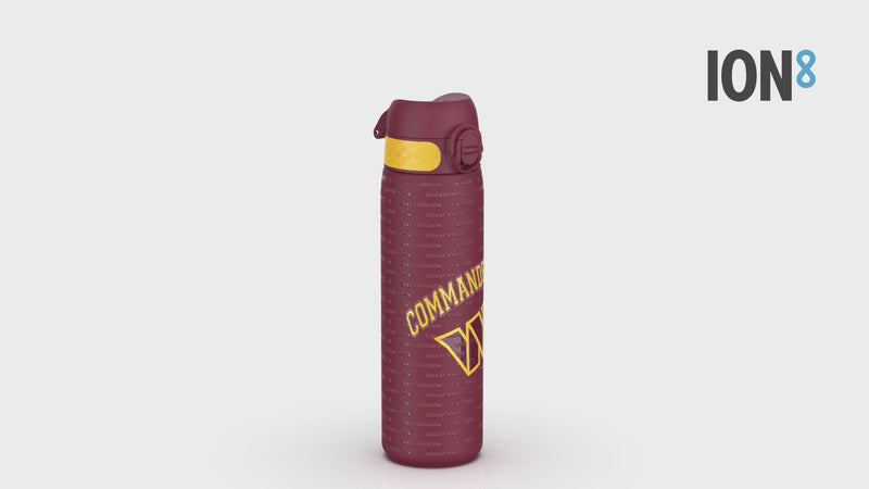 Leak Proof NFL Water Bottle, Stainless Steel, Washington Commanders, 600ml (20oz)