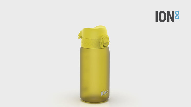 360 Video View of Ion8 Leak Proof Kids Water Bottle, BPA Free, Yellow, 400ml (13oz)