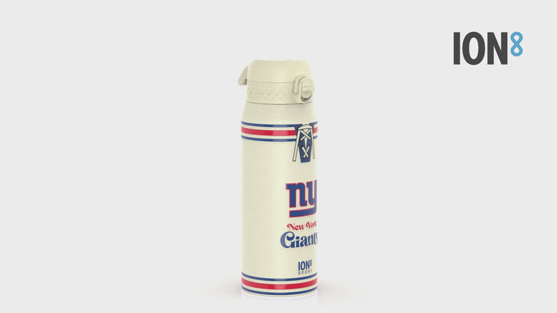 NFL x ION8 Insulated Steel Water Bottle, NFL Giants, 750ml (24oz)