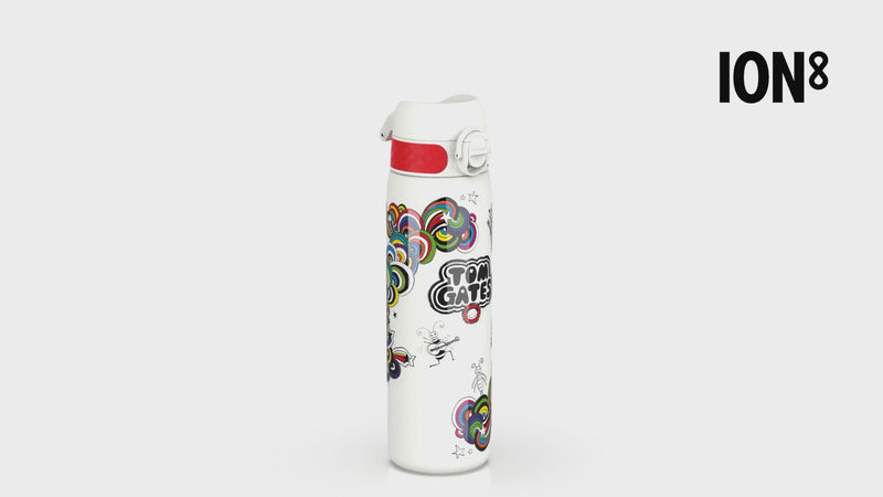Tom Gates x ION8 Water Bottle, Stainless Steel, Classic Monsters, 600ml (20oz)
