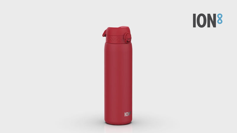 Leak Proof 1 Litre Thermal Water Bottle, Insulated, Red, 1L