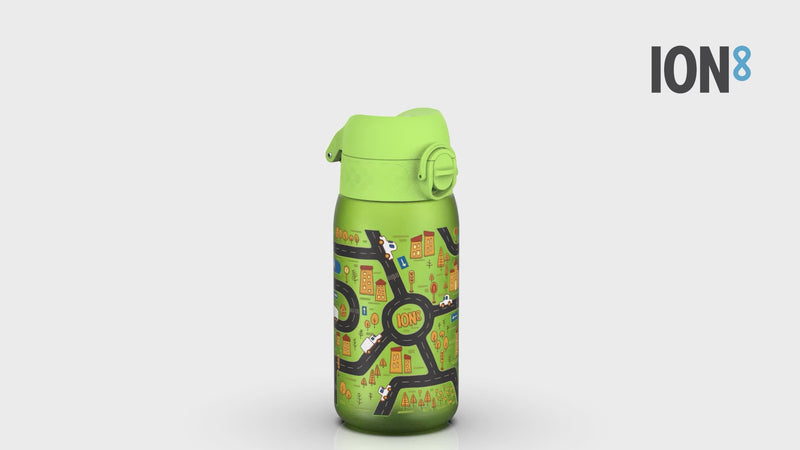 Leak Proof Kids Water Bottle, Recyclon, Cars, 350ml (12oz)