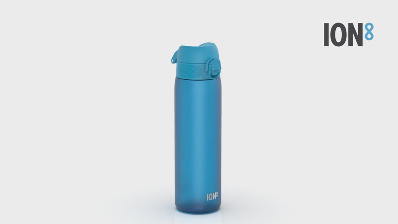 Leak Proof Medium Water Bottle with Straw, Recyclon, Blue, 500ml (18oz)