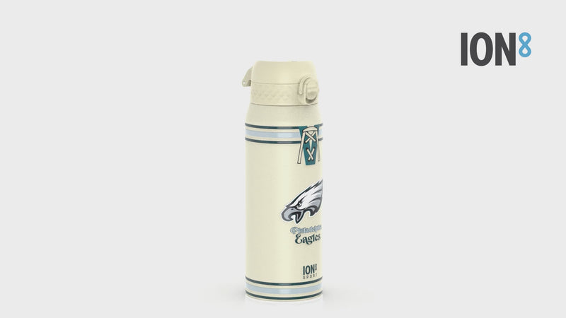NFL x ION8 Insulated Steel Water Bottle, NFL Eagles, 750ml (24oz)