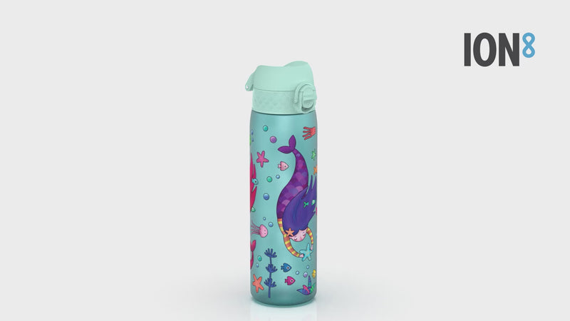 Leak Proof Slim Water Bottle, Recyclon, Mermaids, 500ml (18oz)