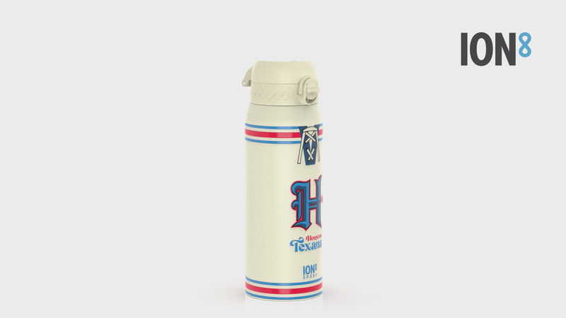 NFL x ION8 Insulated Steel Water Bottle, NFL Texans, 750ml (24oz)