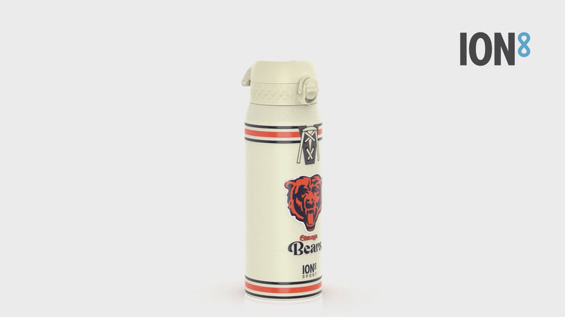 NFL x ION8 Insulated Steel Water Bottle, NFL Bears, 750ml (24oz)